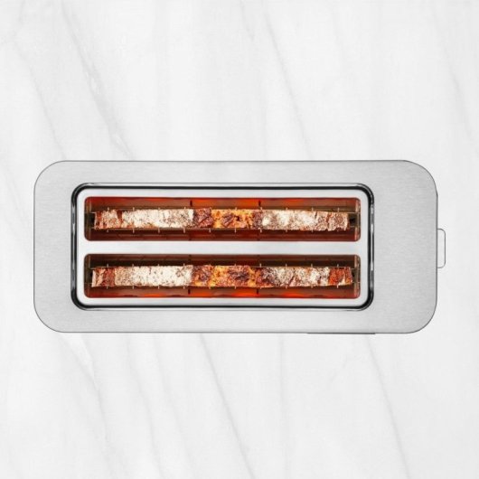 Ufesa Duo Plus Delux Tostadora con Dos Ranuras Largas y Pantalla Digital LCD Acero Inoxidable