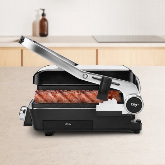 Ufesa K2 Grill de Contacto con Pantalla LCD 29x23cm 2000W Negro