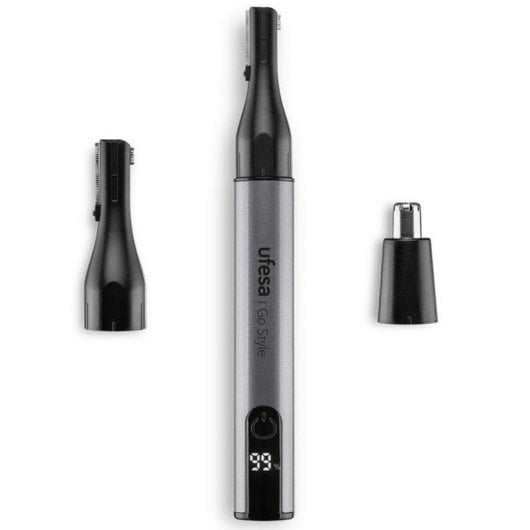 Ufesa Go Style Recortadora Facial con Cabezal de Corte Dual USB-C