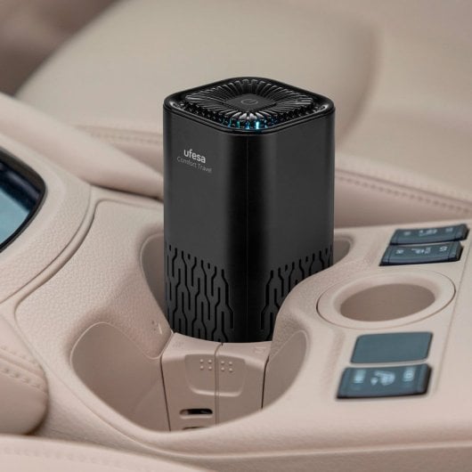 Ufesa Comfort Travel Purificador de Aire con Batería 5V 1.5W USB Negro