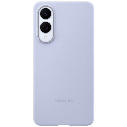 Samsung Funda de Silicona Azul Claro para Galaxy S25 Edge