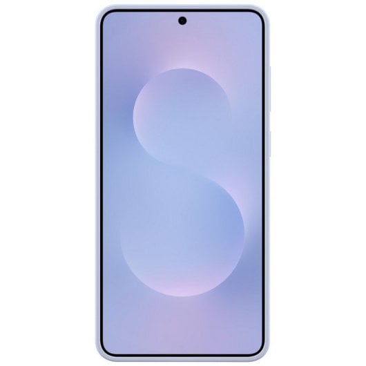Samsung Funda de Silicona Azul Claro para Galaxy S25 Edge