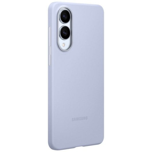 Samsung Funda de Silicona Azul Claro para Galaxy S25 Edge