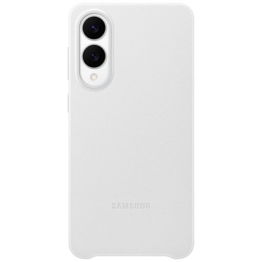 Custodia in ecopelle grigia Samsung per Galaxy S25 Edge