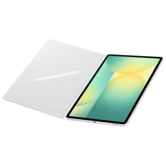 Étui Smart Book blanc Samsung pour Galaxy Tab S10 FE Plus