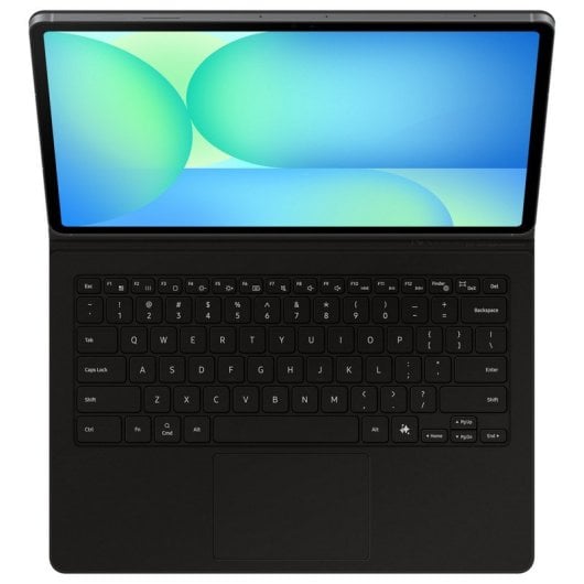 Samsung Book Cover AI Funda con Teclado Negra para Galaxy Tab S10 FE Plus