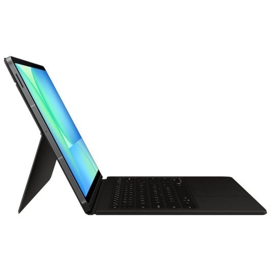 Samsung Book Cover AI Funda con Teclado Negra para Galaxy Tab S10 FE Plus