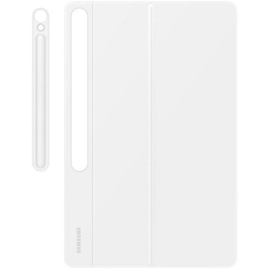 Samsung Book Cover AI Funda con Teclado Blanca para Galaxy Tab S10 FE Plus
