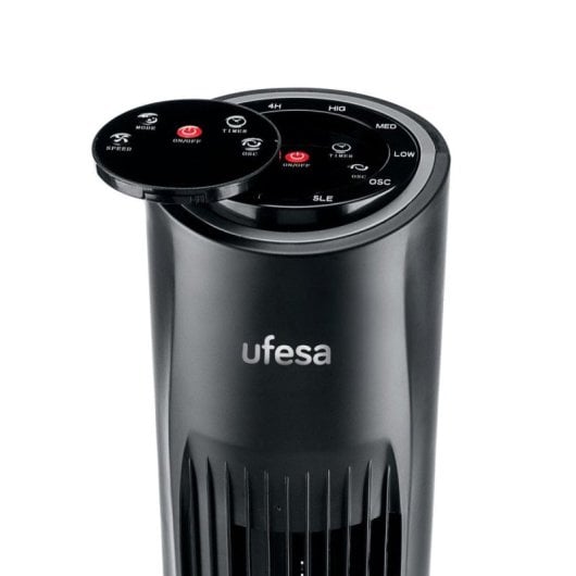 Ufesa Tallin Ventoinha Torre com Comando à Distância 45W Preta