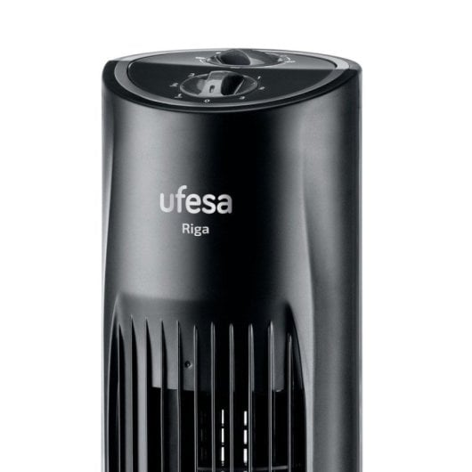 Ufesa Riga Ventoinha Torre Oscilante com 3 Velocidades 45W Preta