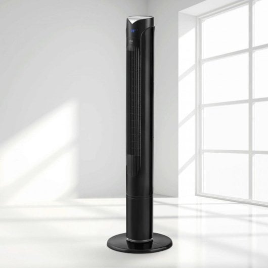 Ufesa Helsinki Ventoinha Torre com Ecrã Tátil LED e Comando à Distância 45W Preta