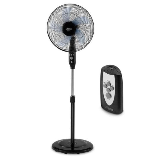 Ventoinha de Pé Ufesa Dakota 50W 40cm 3 Velocidades Comando Temporizador Oscilação