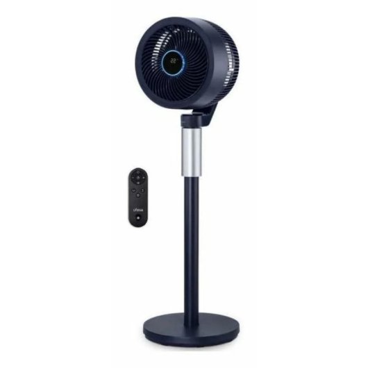 Ventoinha de Pé Ufesa Aalborg 70W 3 Velocidades LED Comando Oscilação 3D