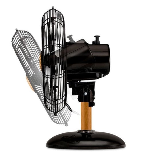Ufesa Masachusets Mini Ventilador de Sobremesa 30cm 40W Negro/Madera