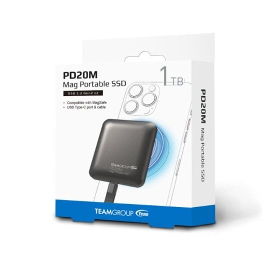 Team Group PD20M 1 TB USB tipo-C USB 3.2 Gen 2x2 Nero