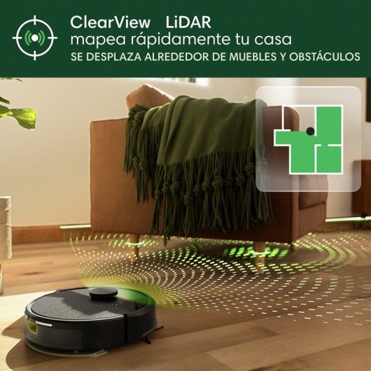 Aspirateur robot et laveur iRobot Roomba 105 Combo 7000 Pa Noir