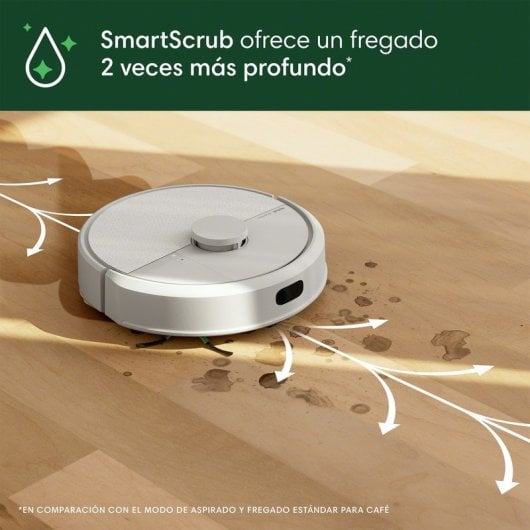 iRobot Roomba 105 Combo Robot Aspirapolvere e Lavapavimenti 7000Pa Bianco