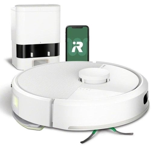 Aspirador Robô com Mopa iRobot Roomba 105 Combo Com Esvaziamento Automatico Navegação LiDAR 7.000Pa