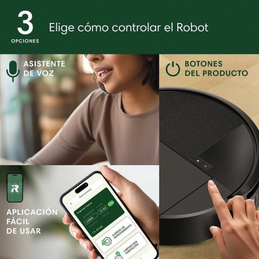 Aspirateur robot et laveur iRobot Roomba 205 Combo DustCompactor 7000 Pa Noir