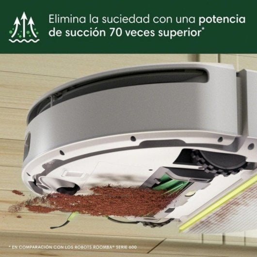 Aspirador Robô com Mopa iRobot Roomba 205 Combo DustCompactor Navegação LiDAR 7.000Pa