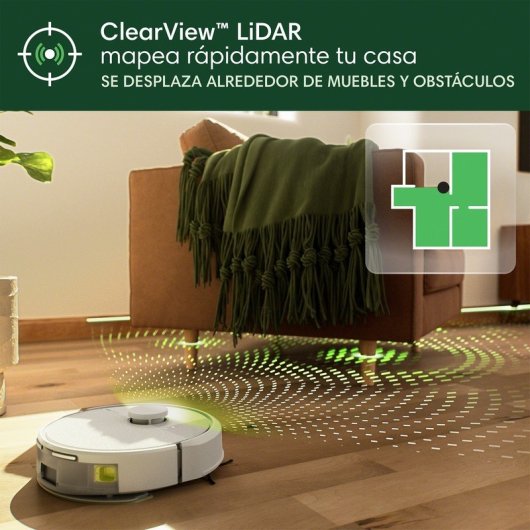 iRobot Roomba 205 Combo DustCompactor Robot Aspirador y Friegasuelos 7000Pa Blanco