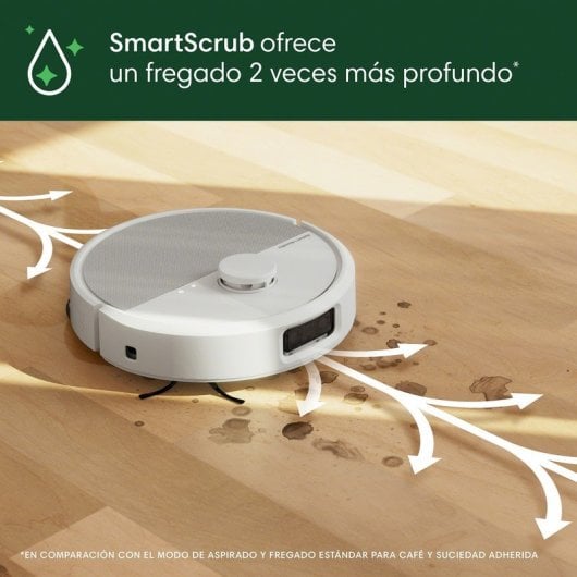 iRobot Roomba Plus 505 Combo Robot Aspirador com Base AutoWash Multifunções e Autolimpante Branco
