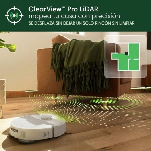 Robot Aspirapolvere e Lavapavimenti iRobot Roomba Plus 505 Combo Autosvuotamento Navigazione LiDAR 70x Suzione Controlli vocali IA