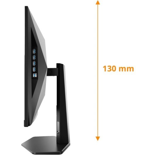 AOC C27G4ZXU 27" LED Fast VA FullHD 280Hz Altoparlanti Altezza Regolabile Adaptive Sync Curvo