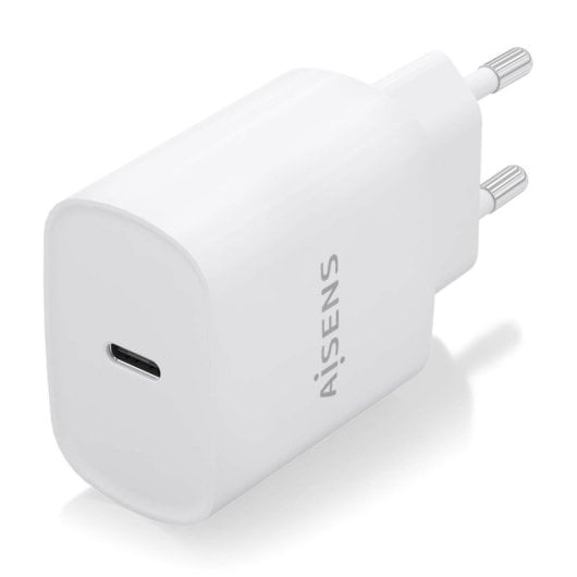 Aisens A110-0752 Cargador 20W USB-C PD3.0 1 Puerto 1xUSB-C Blanco