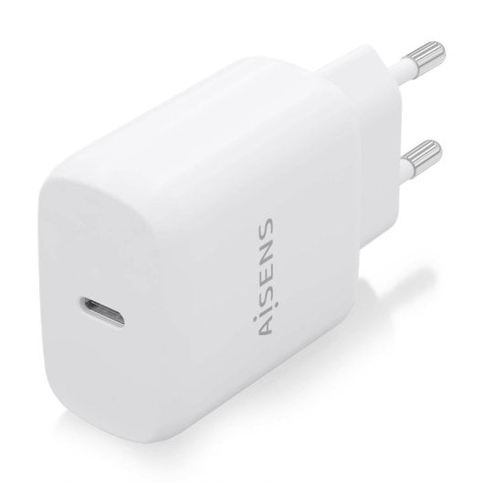 Aisens A110-0756 Cargador 25W USB-C PD3.0 1 Puerto 1xUSB-C Blanco