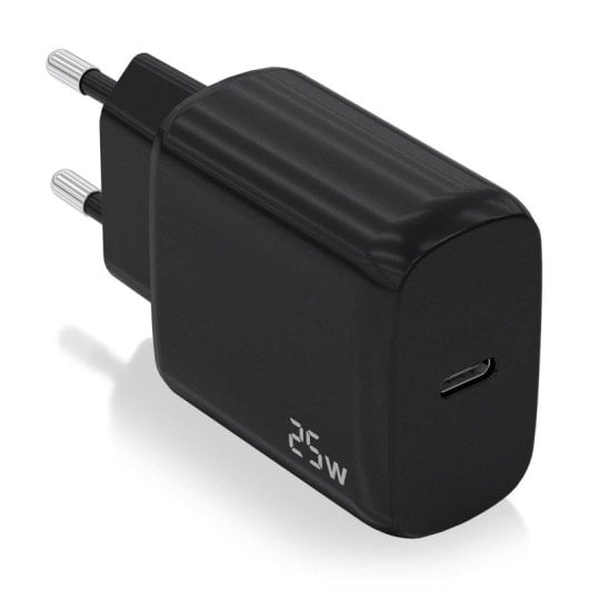Aisens A110-0757 Cargador 25W USB-C PD3.0 1 Puerto 1xUSB-C Negro
