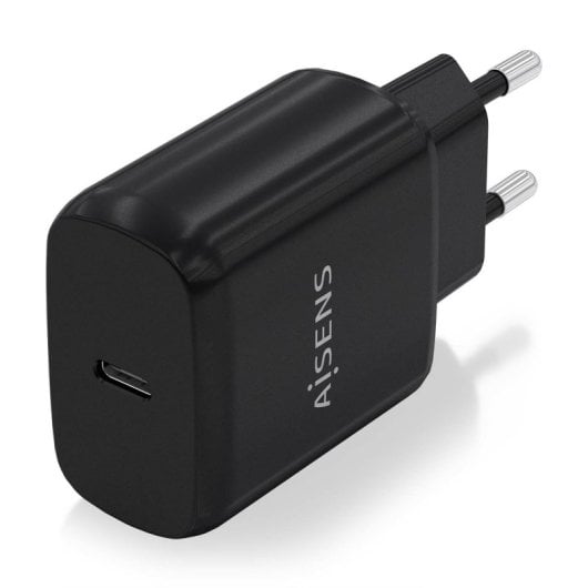 Aisens A110-0757 Cargador 25W USB-C PD3.0 1 Puerto 1xUSB-C Negro