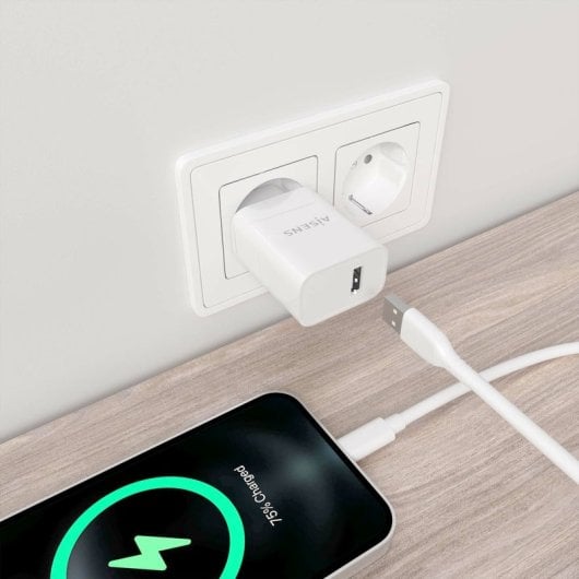 Aisens A110-0853 Carregador de Alta Eficiência USB 10W  5V/2A Branco