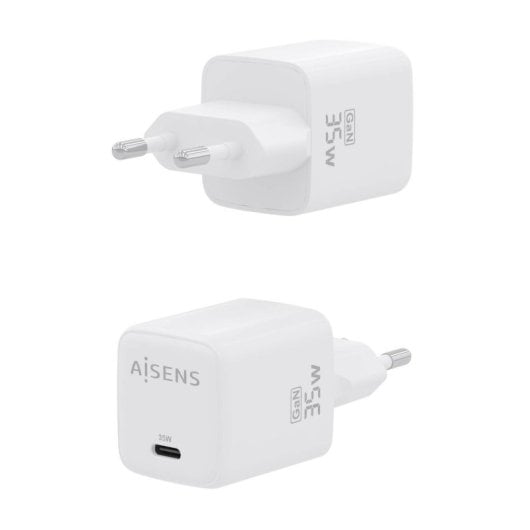 Aisens ASCH-35W1P016-W 35W GaN Ladegerät 1xUSB-C PD3.0 QC4.0 Weiß