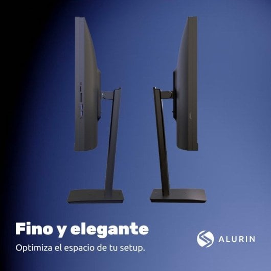 Alurin Pack Flow All in One Intel Core i5-12400/16GB/1TB SSD/27" + Owlotech MK500 Combo Teclado y Ratón