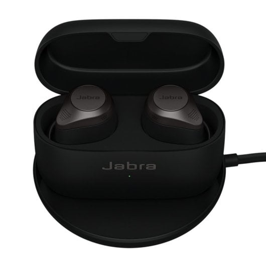 Chargeur sans fil Jabra Qi 5 W compatible avec les écouteurs actifs Elite 10/Elite 8, noir