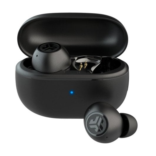 JLab Go Pop ANC Auriculares Bluetooth TWS con Cancelación Activa de Ruido Negro