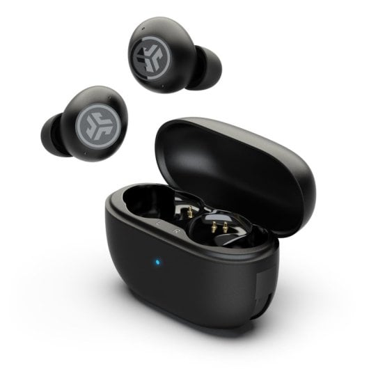JLab Go Pop ANC Auriculares Bluetooth TWS con Cancelación Activa de Ruido Negro