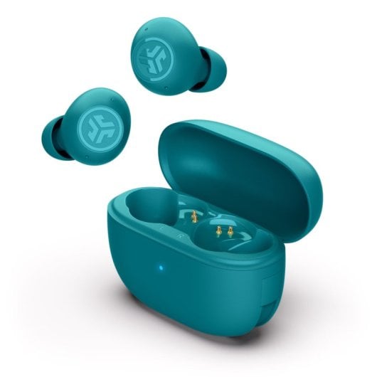 Casque Bluetooth JLab Go Pop ANC TWS avec suppression active du bruit Bleu sarcelle