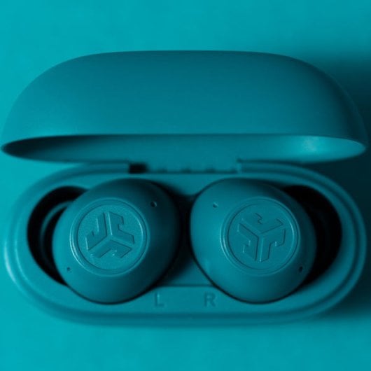 Casque Bluetooth JLab Go Pop ANC TWS avec suppression active du bruit Bleu sarcelle