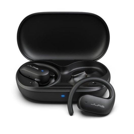 JLab Jbuds Open Sport Auriculares Inalámbricos Deportivos de Conducción Aérea Negros