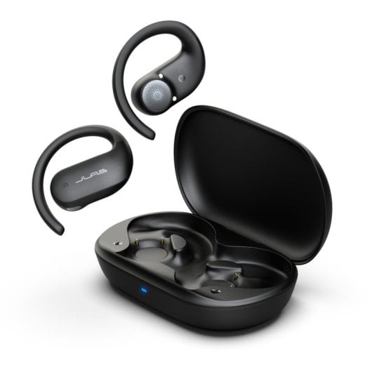 JLab Jbuds Open Sport Auriculares Inalámbricos Deportivos de Conducción Aérea Negros