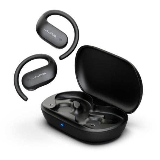 JLab Jbuds Open Sport Auriculares Inalámbricos Deportivos de Conducción Aérea Negros