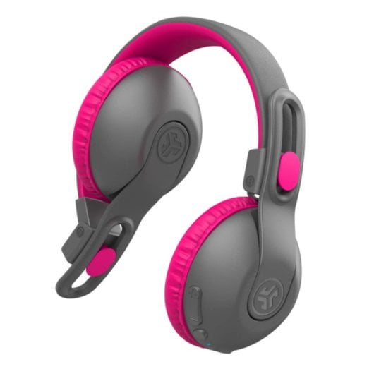 JLab JBuddies Studio 2 Auriculares Infantiles Inalámbricos o Cable Gris/Rosa