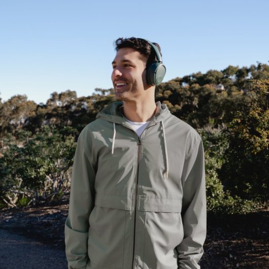 JLab JBuds Lux ANC Auriculares Bluetooth con Cancelación Activa de Ruido Híbrida Salvia