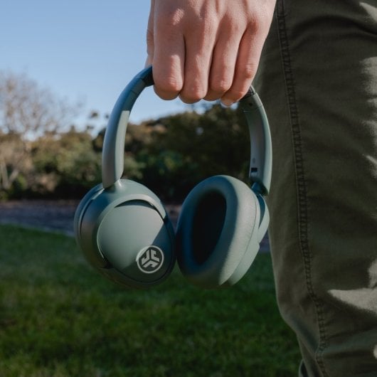 JLab JBuds Lux ANC Auriculares Bluetooth con Cancelación Activa de Ruido Híbrida Salvia