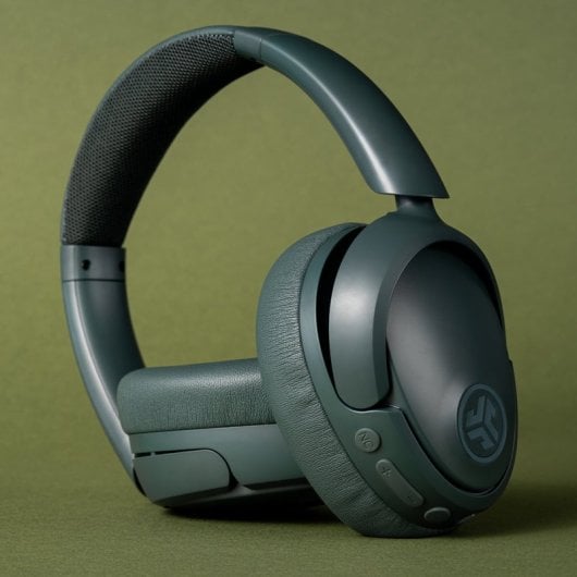 JLab JBuds Lux ANC Auriculares Bluetooth con Cancelación Activa de Ruido Híbrida Salvia