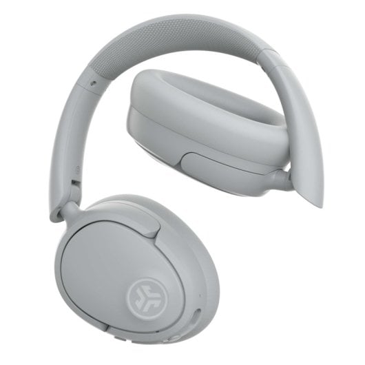 JLab JBuds Lux ANC Auriculares Bluetooth con Cancelación Activa de Ruido Híbrida Blanco