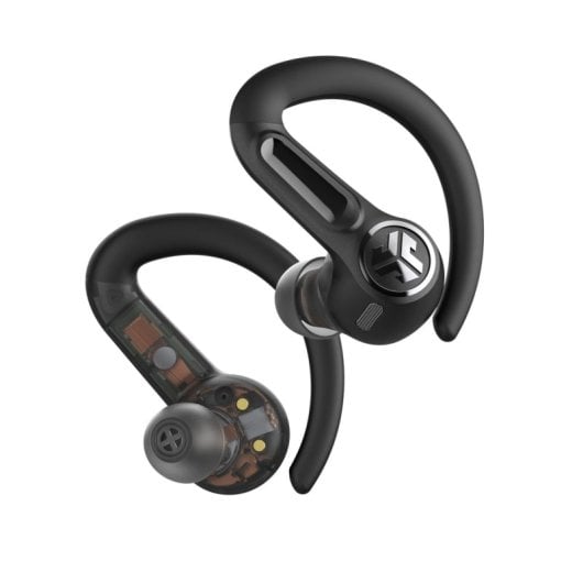 JLab Epic Sport ANC 3 Auriculares Deportivos Bluetooth con Cancelación Activa de Ruido Híbrida Negro