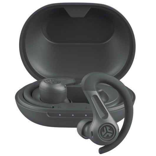 JLab JBuds Sport ANC 4 Auriculares Deportivos Bluetooth con Cancelación Activa de Ruido Grafito